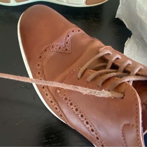COLE HAAN Grand Tour Wingtip Men\'s Shoes Sz 11 M US Brown Leather Oxford C29414 main image 4